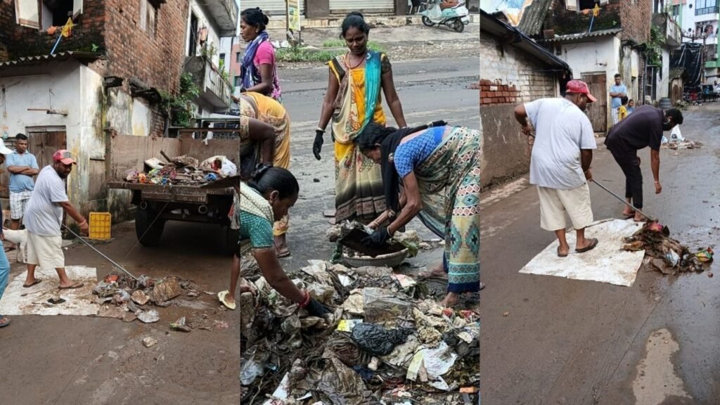 Navsari Vijalpore municipality cleaning of various streets roads and drains