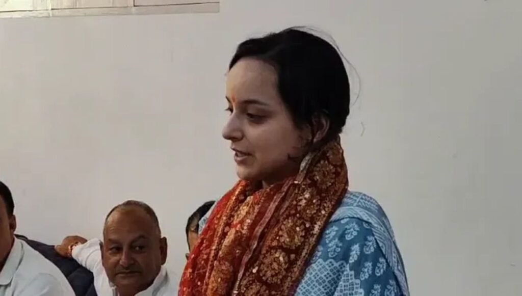 Jammu and Kashmir election 2024 Shagun Parihar bjp Candidate