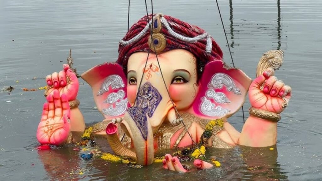 Navsari ganesh visarjan with drone surveillance cctv camera gujarat police