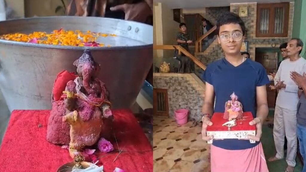 Navsari idol Ganesha made boy himself with specialty